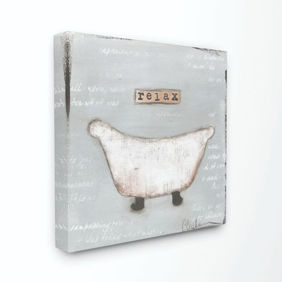 " Relax Bathtub Pastels Bath "