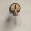 Single Transparent Dimmable Vanity Light