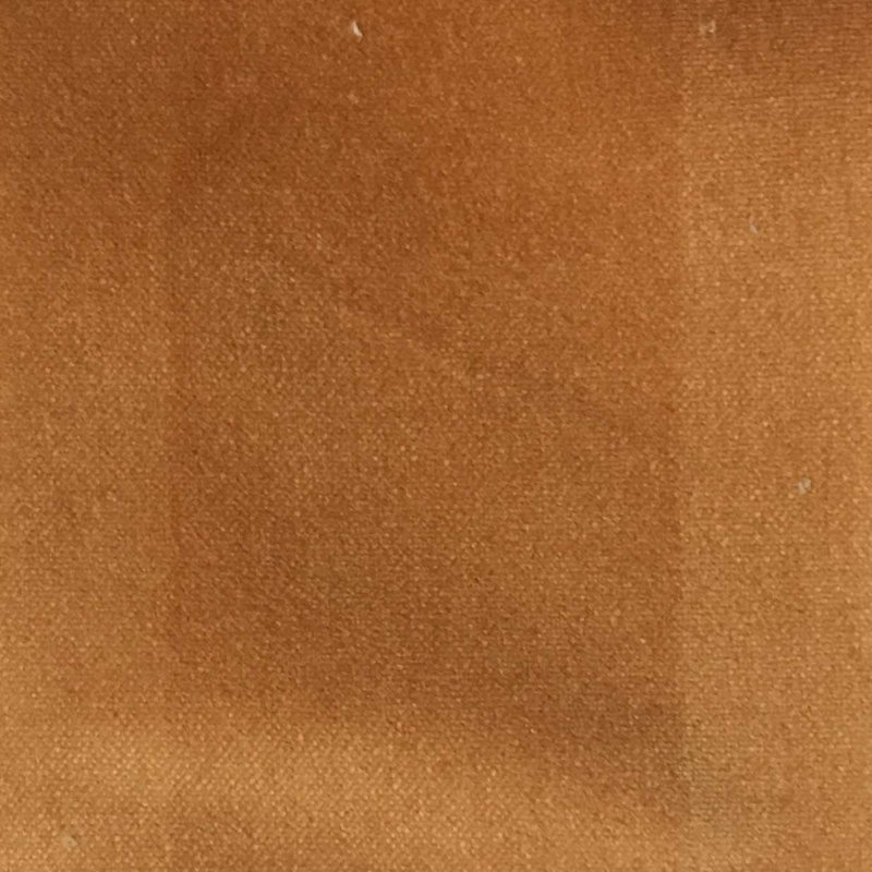 Bowie-Regal Cotton Plain Velvet Upholstery Fabric, Golden Glow