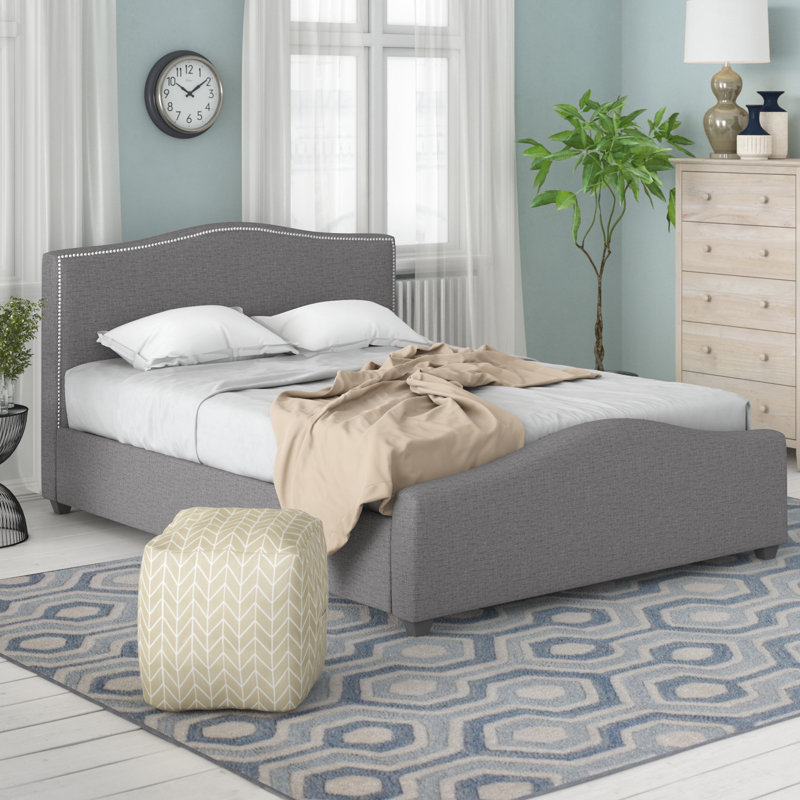 Merrimack Upholstered Ottoman Storage Bed, Double (4'6)