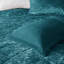 Teal Velvet Duvet Cover For Twin/Twin Xl - Machine Washable Convenience Crushed Comfortable Sleep-125166581-125166576
