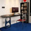 Black Rectangular Solid Wood desk-1454970190