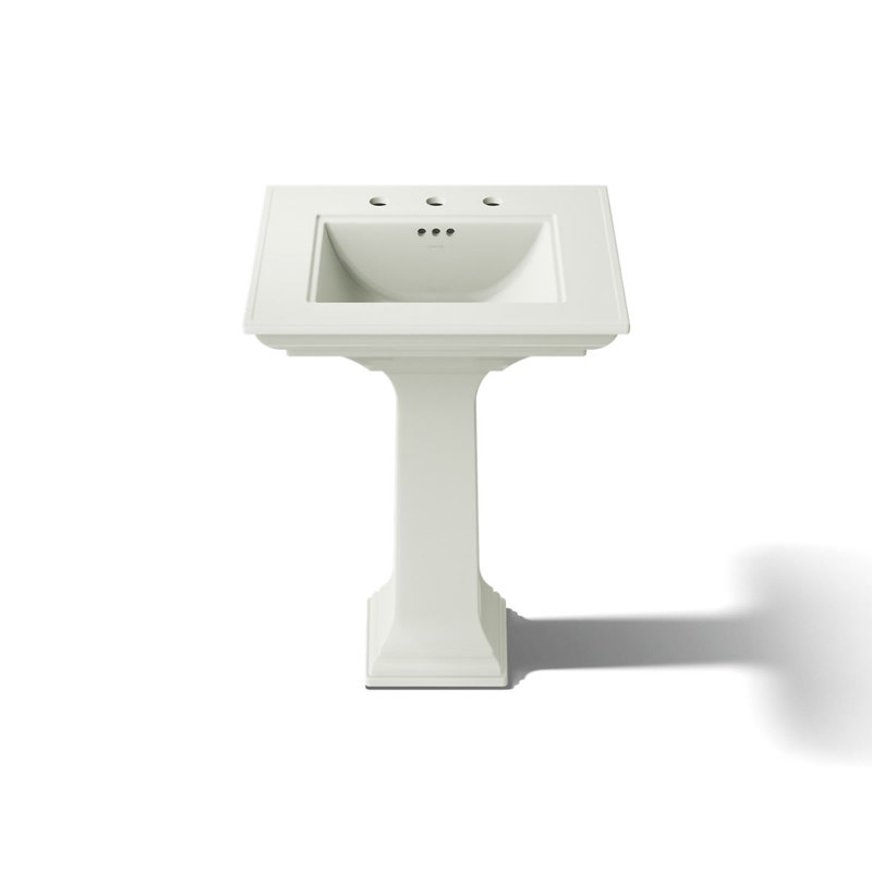 Memoirs® Stately 24" Pedestal Bathroom Sink with 4" Centerset Faucet Holes, Dune, 34.75" H x 20.5" W x 24.5" L, 8" Centers