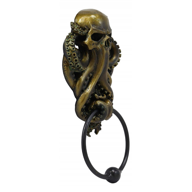 Bermuda Triangle Ocean Monster Octopus Door Knocker