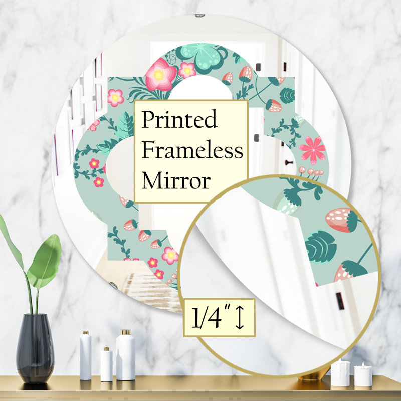 Miroir mural sans cadre Spring Spring, 31,5 po x 31,5 po