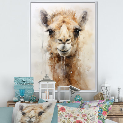 Minimalisme beige chameau - reproductions d'art mural chameau