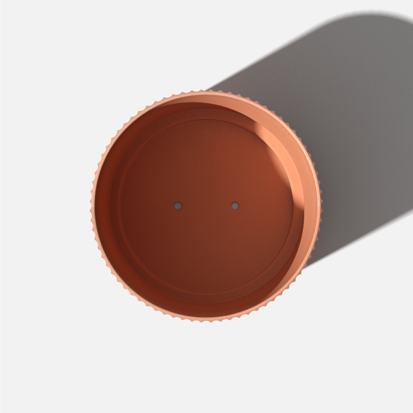 Demi Series Pot Planter, 19.75" H x 18.5" W x 18.5" D, Terracotta, 2