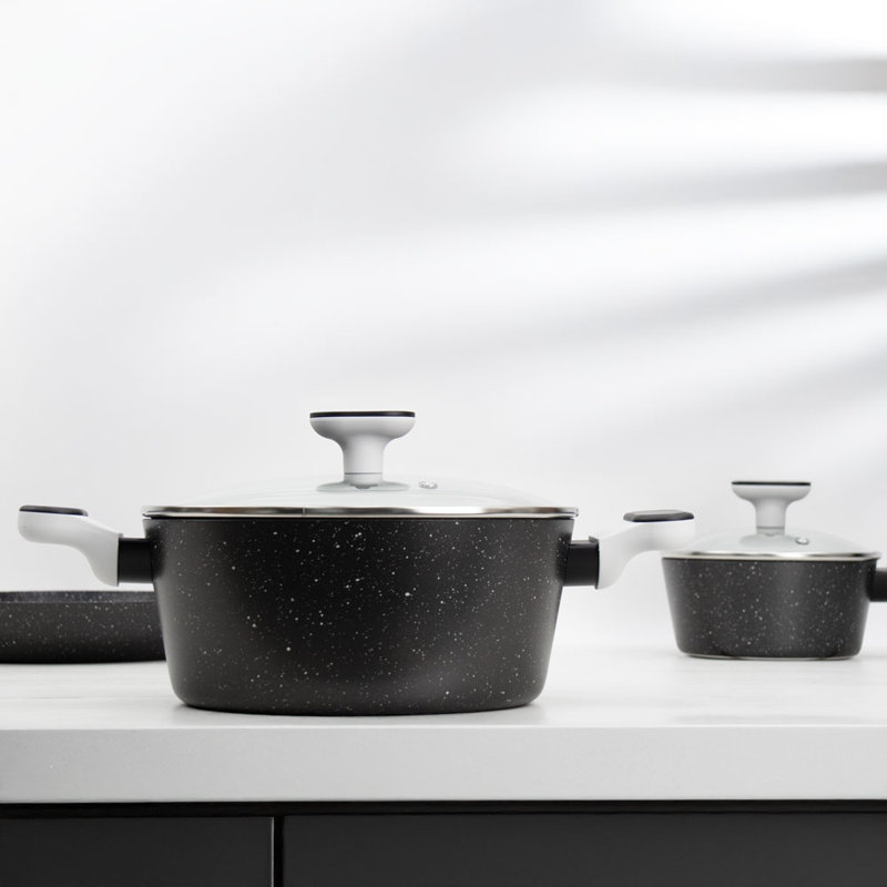 5 - Piece Non-Stick Aluminum Cookware Set