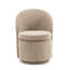 Fauteuil d'appoint pivotant avec dossier haut-1690956893