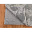 Tapis gris en laine noué à la main 5 pi 10 po x 9 pi Oushak