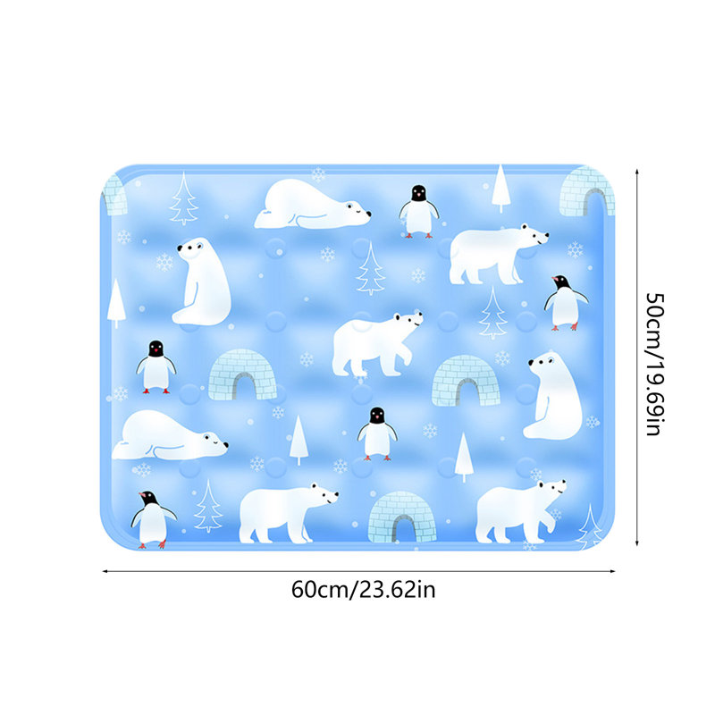 Multicolore tapis de refroidissement Summer Pet, 23,62 po x 19,69 po, A