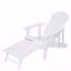 Chaise de patio d'extérieur Basic-1745761461