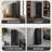 KAER 12-Gun Modular Steel Gun Cabinet with Biometric Keypad Lock, Adjustable Rifle Rack & Door Storage, Assembly Required