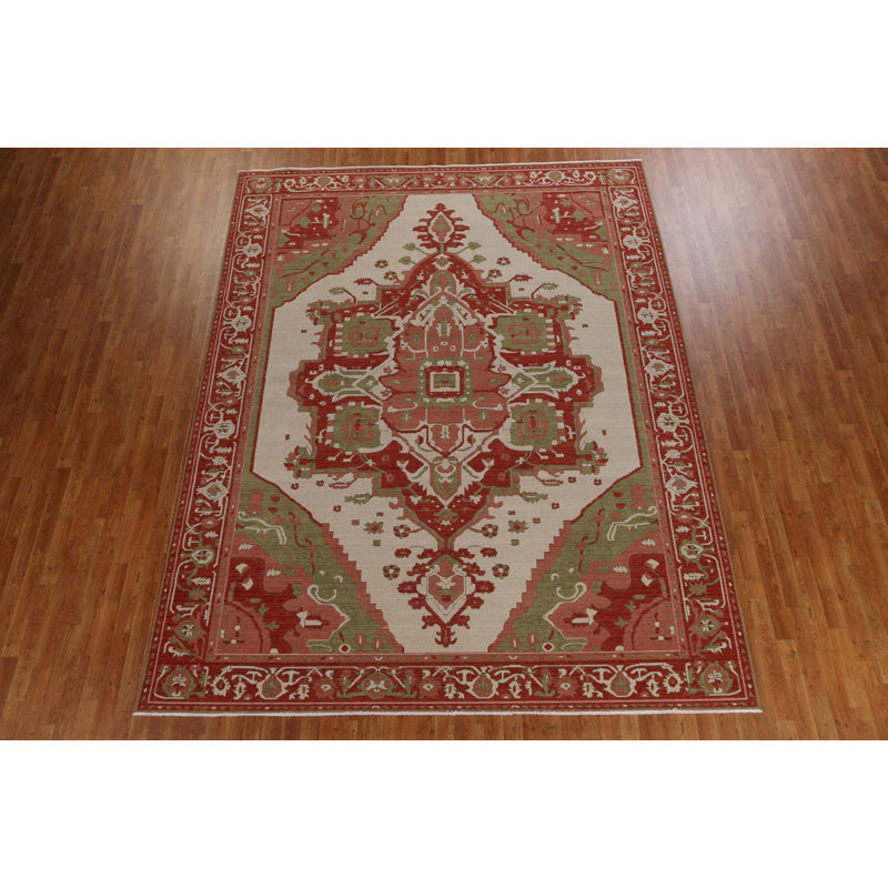 One-of-a-Kind 8'10" X 11'9" Wool Area Rug in Ivory