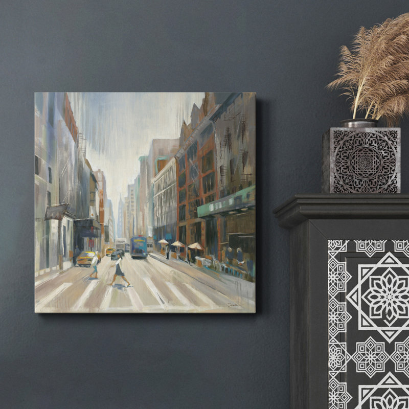 " City View ", 32" H x 32" W x 1" D