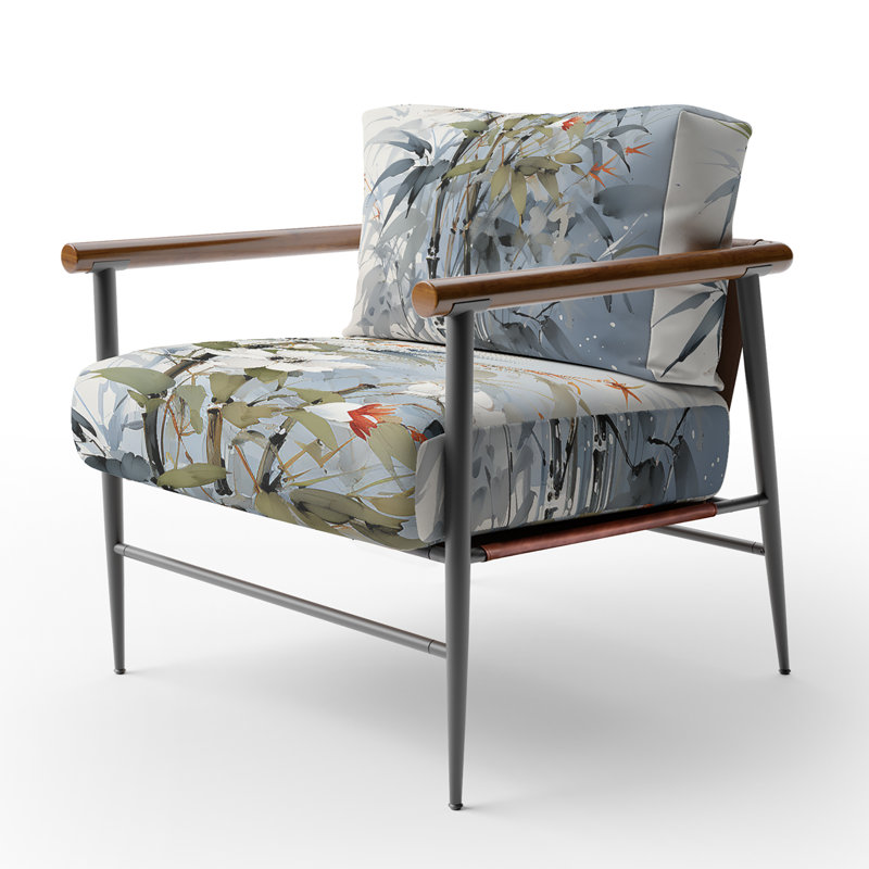 Fauteuil d'appoint Curtisville - Apple Blossom, Noir, noir, noir, noir