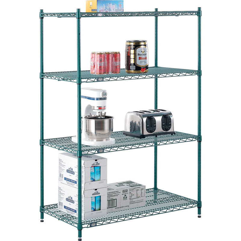 Étagère de démarrage, Poly-Z-Brite, H 74 po x l 42 po x P 18 po