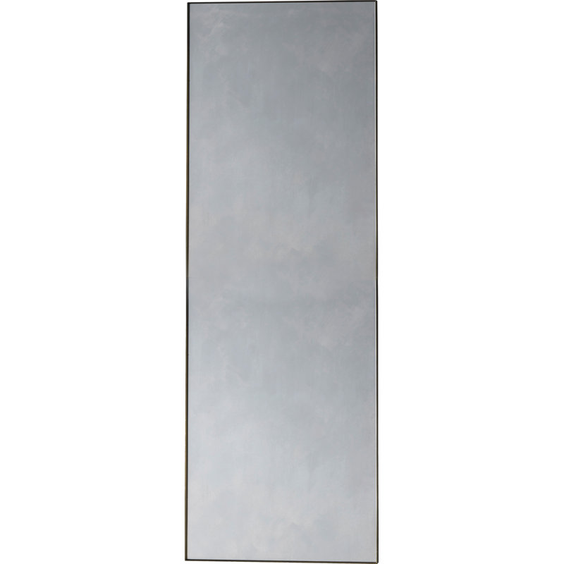 Frine Metal Flat Wall Mirror, Bronze