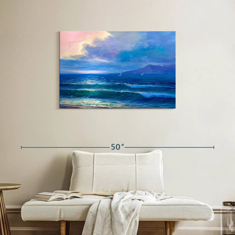 Gillard Sunrise Ocean, H 24 po x l 36 po