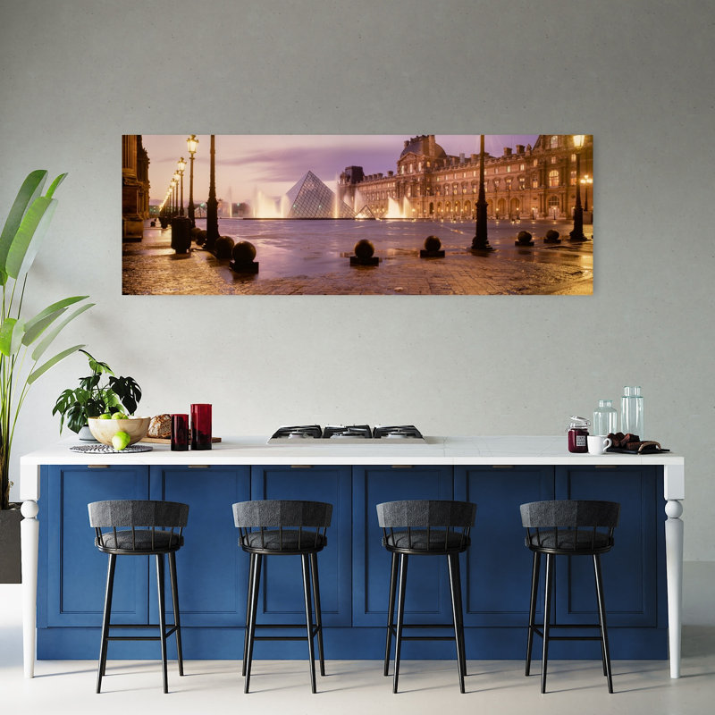 Louvre, musée, musée d'art contemporain, H 60 po x l 20 po