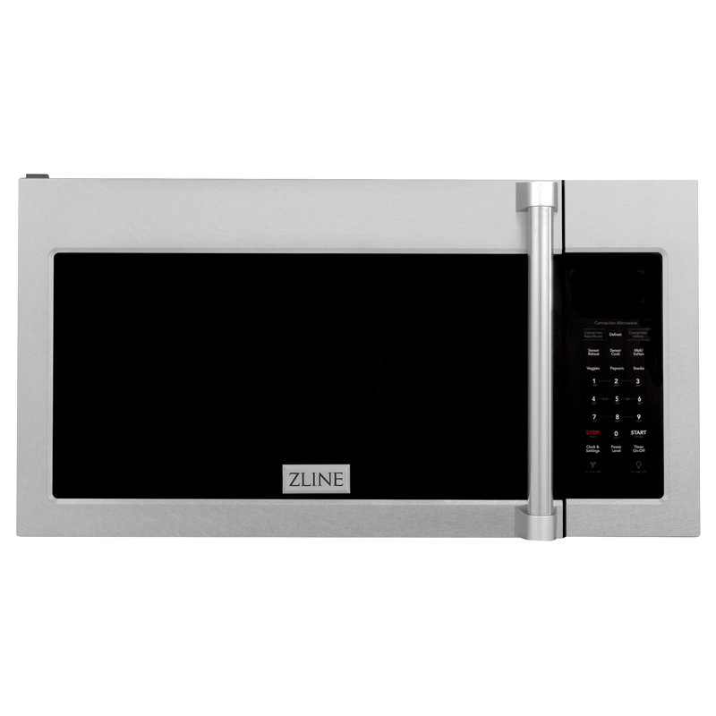 ZLINE 30 In. 1.5 Cu. Ft. Over-the-range Convection Microwave Oven with Traditional Handle and Sensor Cooking