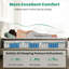 Matelas hybride en mousse à mémoire de forme et ressorts ensachés, soulagement de la pression et soutien des bords - Certifié Certipur-US-589640169