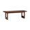 Textura Bench in Dark Brown