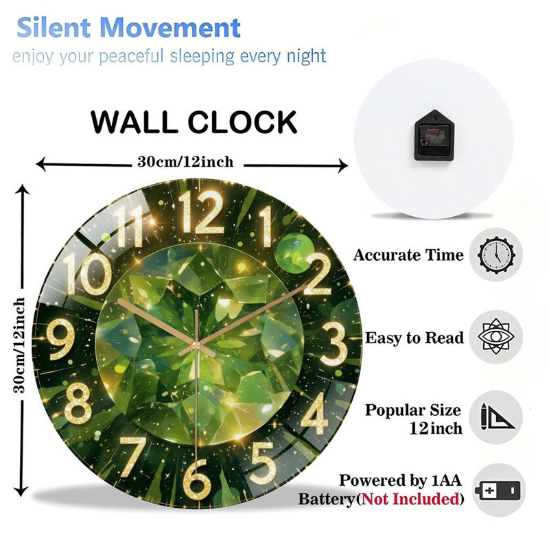 Horloge murale 12 po