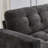 Modern Sectional Sofa 126" U-Shaped Sectional Sofa Modular Sectional Couch With Movable Storage Ottomans, Multifunctional Console, Bluetooth Speakers And LED Lights For Living Room, Grey-1852606831