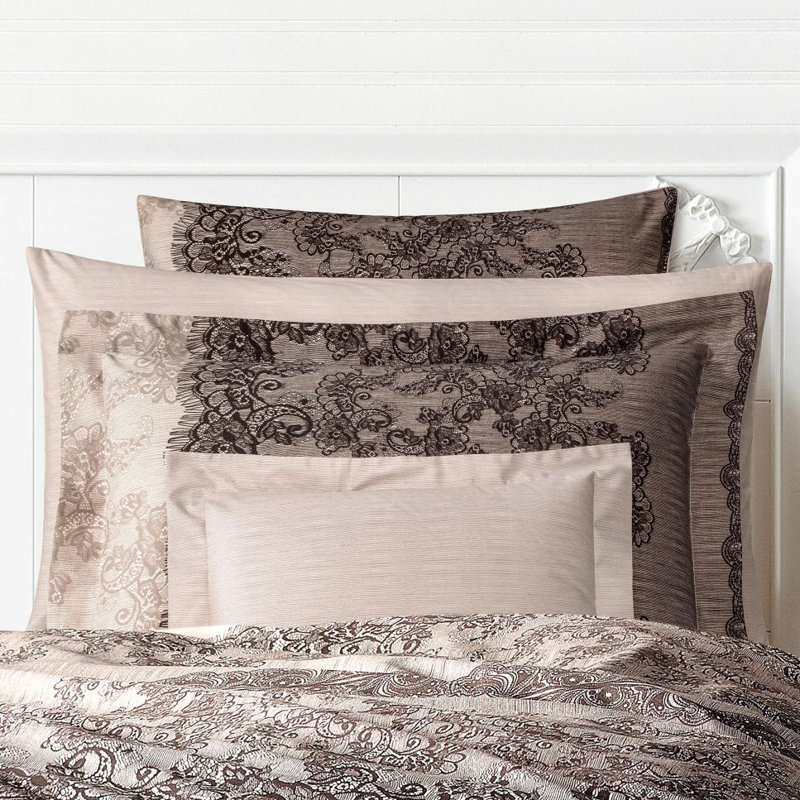 Ajur Cotton Floral Sham Set, Boudoir