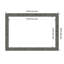 Forged Pewter Framed Dry Erase Magnetic Board Organization Boards-1555761619