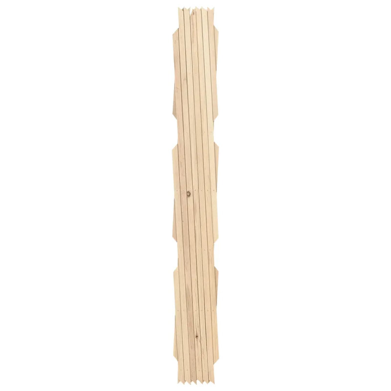 Hafsah 60cm H x 180cm W Fence Panels, Brown, 180cm H x 31.4cm W x 80cm D