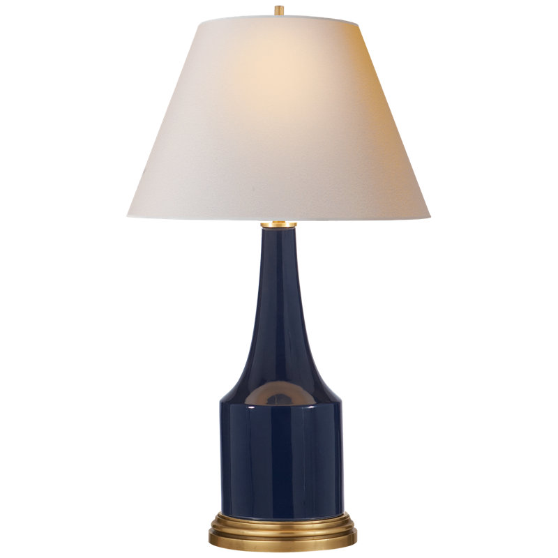 Alexa Hampton Sawyer Table Lamp, Midnight Blue Procelain