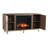 Ziemba TV Stand for TVs up to 55" with Electric Fireplace Included