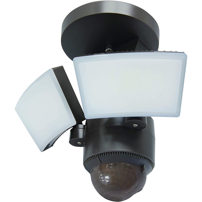 LED Outdoor Security Accent with Motion Sensor, Bronze