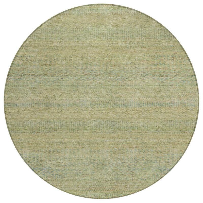 Viviennea Gold Washable Indoor-Outdoor Rug - LOOMLAN, 2'6" x 3'10"