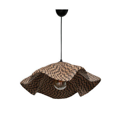 Luminaire suspendu fantaisie simple avec capuchon en coton