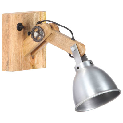 Ragnar Solid Wood and Iron Armed Sconce