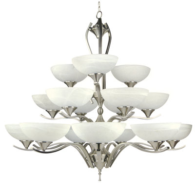 Glacier Point 18 - Light Dimmable Chandelier