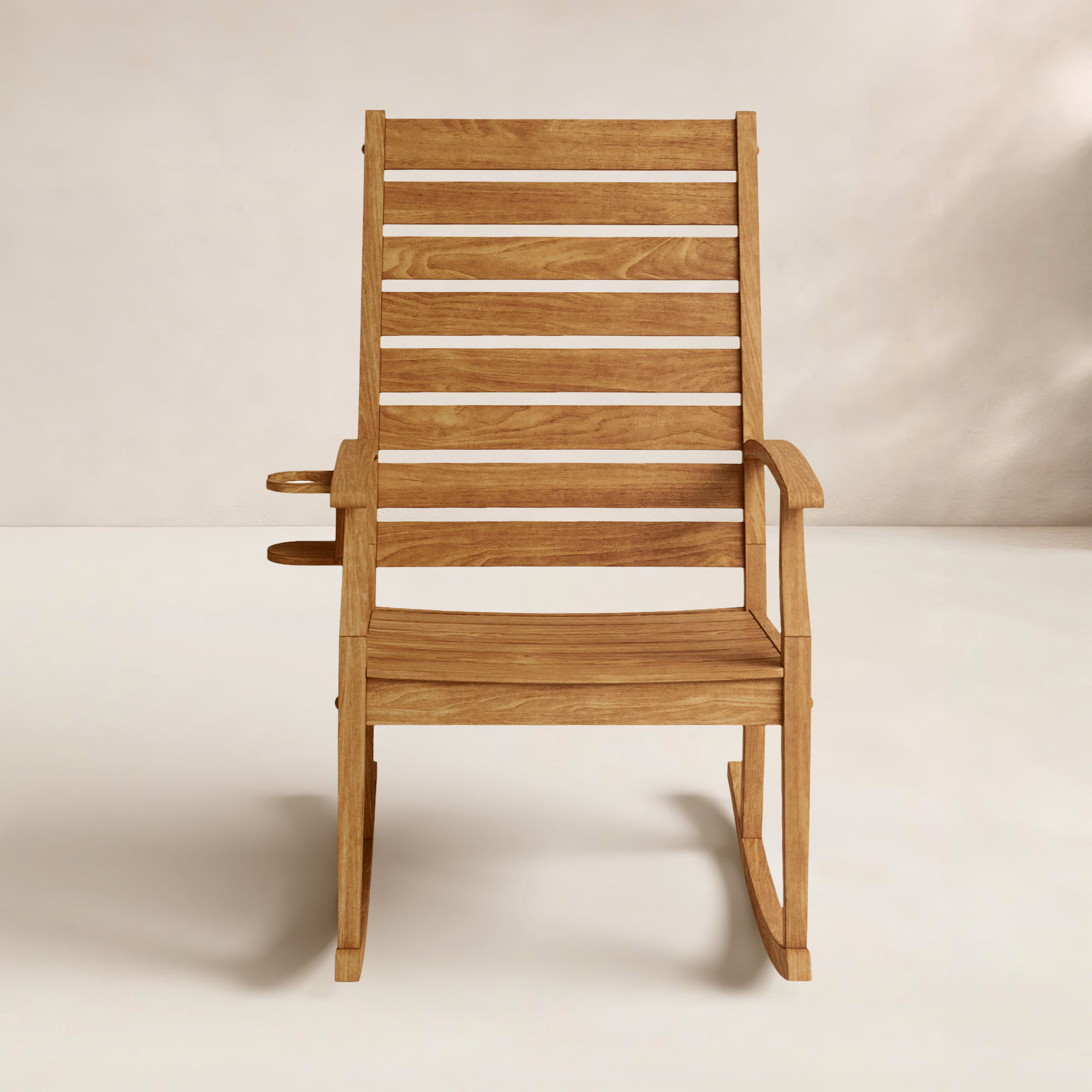 Cairnbrook Outdoor Rocking Solid Wood Chair