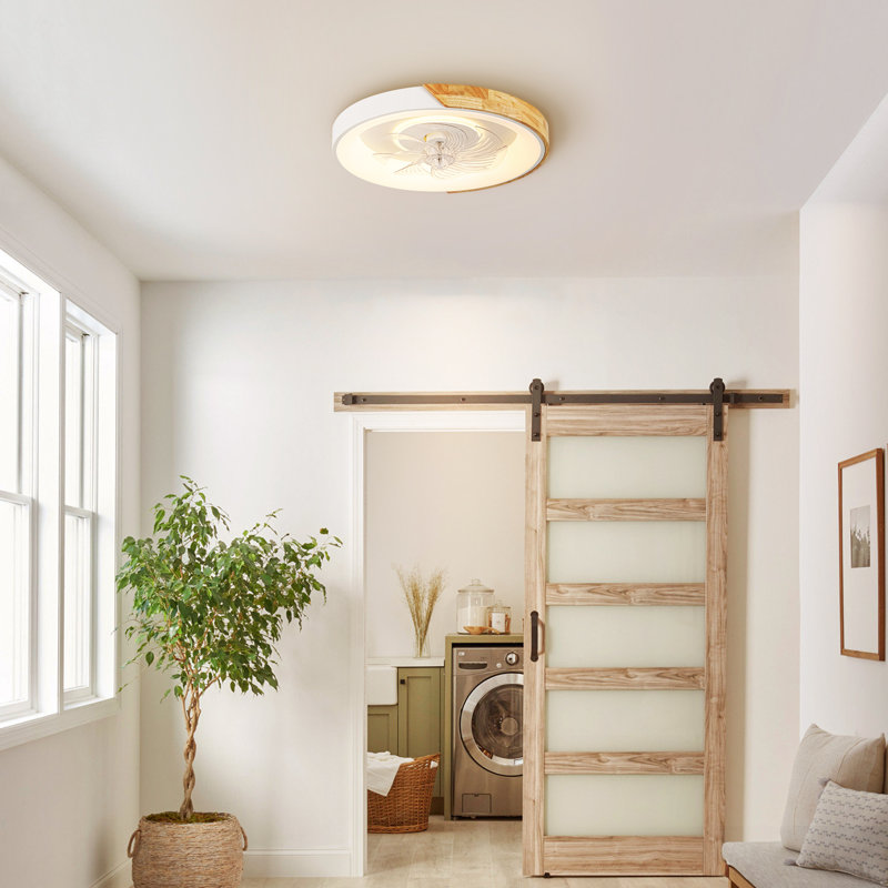 LED Light Low Profile Ceiling Fan with Light