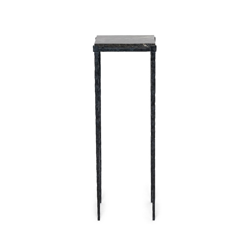 Grand piédestal Reese - gris anthracite martelé, H 42,5 po x l 14,5 po x P 14,5 po