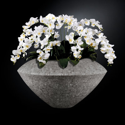 Kunstblume Orchidee in Vase