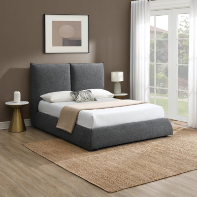 Grand lit tapissier Everby