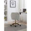 Chaise de bureau rotative à hauteur ajustable 360 ° avec pieds en métal dorés et roue universelle-613288070-613288071