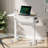 Standing Desk for Walking Pad, Wireless Moveable Height-Adjustable Desk with Drawer, Mobile Stand Up Table, Wheels Lockable, No Power Needed, for Home Office, Computer Workstation