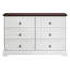 Modern Farmhouse 6-Drawer Chest Of Drawers For Bedroom-120483044