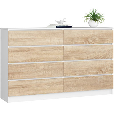 Solanus 160cm W 8 - Drawer Chest of Drawers