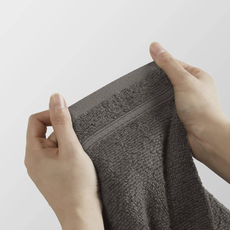 Ensemble de serviettes 6 pièces 100% coton 400 g / m² 400 g / m² Essential, Gris, Ensemble 6 serviettes de bain