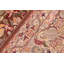 Tapis brun / rouge / vert en laine noué à la main à motif oriental 8 pi 2 po x 10 pi 6 po Ozoda